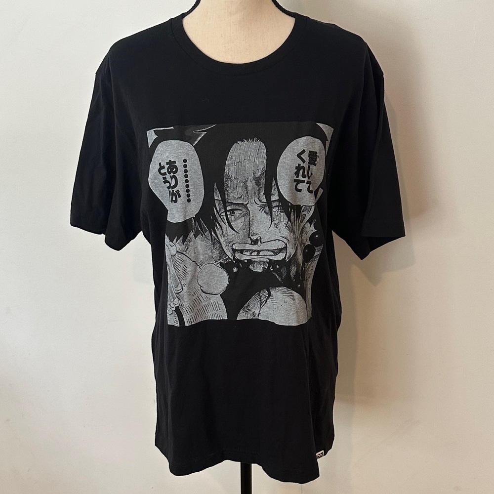 NEW Uniqlo Anime Manga Graphic Tee Weekly Ace Shonen Jump 50th Anniversary Large